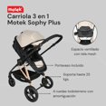 thumbnail image 3 of Carriola 3 En 1 Motek Sophy Plus Sistema Viaje Convertible, 3 of 8