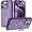 Purple, variant on Compatible with iPhone 15 Plus Case with Invisible Magnetic O-Ring Stand Military-Grade Translucent Case for iPhone 15 Plus 6.7" [Compatible with MagSafe][Great Grip Feeling], Blue