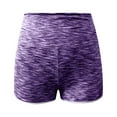 thumbnail image 3 of Lenpel Workout Shorts for Women High Waisted Butt Lifting Side Striped Scrunch Yoga Shorts Booty Gym Shorts, 3 of 5