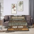 thumbnail image 5 of Pastor Appreciation Gifts Pastor Blanket Bible Verse Christian Lion Prayer Religious Throw Blankets for Couch Sofa Bed Warm Gifts 50 * 60 in, 5 of 6