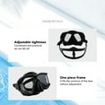 thumbnail image 4 of Gafas De Natación, Gafas De Buceo Correa Ajustable Ergonomía Impermeable Natación Snorkel Gafas Para Adultos Buceo Natación, 4 of 7