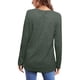 thumbnail image 3 of Suéter de mujer, cuello redondo casual, camisa de manga larga, tops livianos, 3 of 4