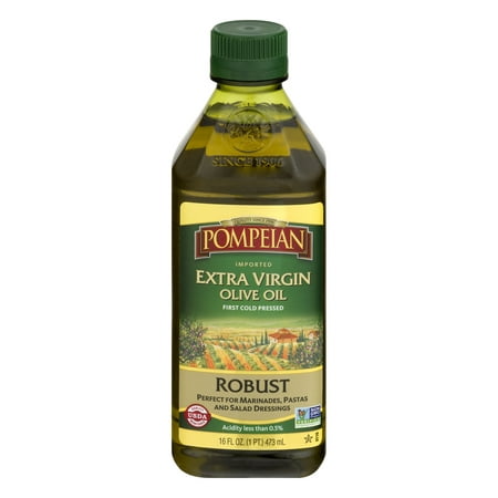 Pompeian Robust Extra Virgin Olive Oil, 16 fl oz - Walmart.com