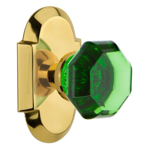 Nostalgic Warehouse Cotwae_Sd_Nk Cottage Solid Brass Rose Single Dummy Door Knob - Brass