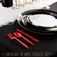 thumbnail image 6 of PLASTICPRO Plastic Silverware Kitchen Utensil Set Disposable Plastic Forks, Spoons and Knives, 400 Pack, 6 of 7