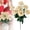 Beige, variant on Goowood Artificial Roses Bouquet Long Stem Faux Flowers for Valentine's Day Wedding Decoration