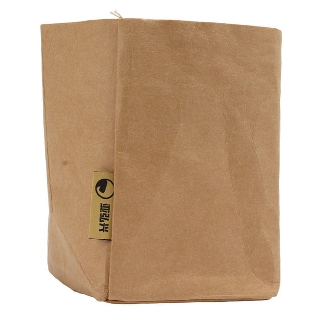 Washed Kraft Paper Bag Waterproof Flowerpot Food Storage Bag For Holding Food Fruits Vegetables Household Sundries Workmanship