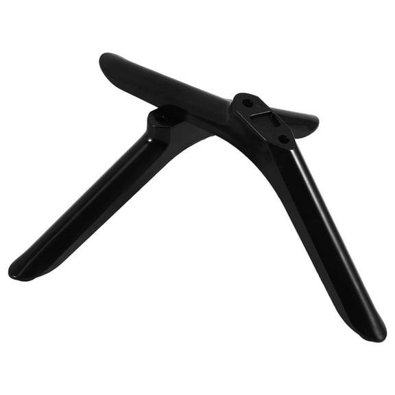 Beaupretty Black TV Stand Legs Replacement with Antislip Pads for Stable Setup