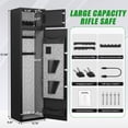 thumbnail image 3 of Gun Safe, 4-5 Gun Safes for Home Gun Safe for Handgun, Quick Access Gun Safe for Handgunand Shotguns with Adjustable Gun Support & Removable Shelf, 3 of 8