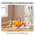 thumbnail image 5 of predolo 12 Piezas Set de Limpieza para Niños Diseño Realista Kit de Limpieza de Juguete Fomenta Buenos Hábitos para Preescolares, 5 of 5