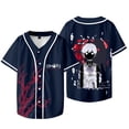 thumbnail image 1 of Omori Veste de Baseball de Marchandise Spatiale Rouge Été Femmes Hommes Mode Décontractée Harajuku T-Shirts à Manches Courtes,style 2,TTTG, 1 of 5