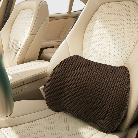 TNDBKQWR Lumber Support Pillow for Car, Chair Cushion Support, Lumbar Support Pillows, Lower Back Support Pillow(Coffee)