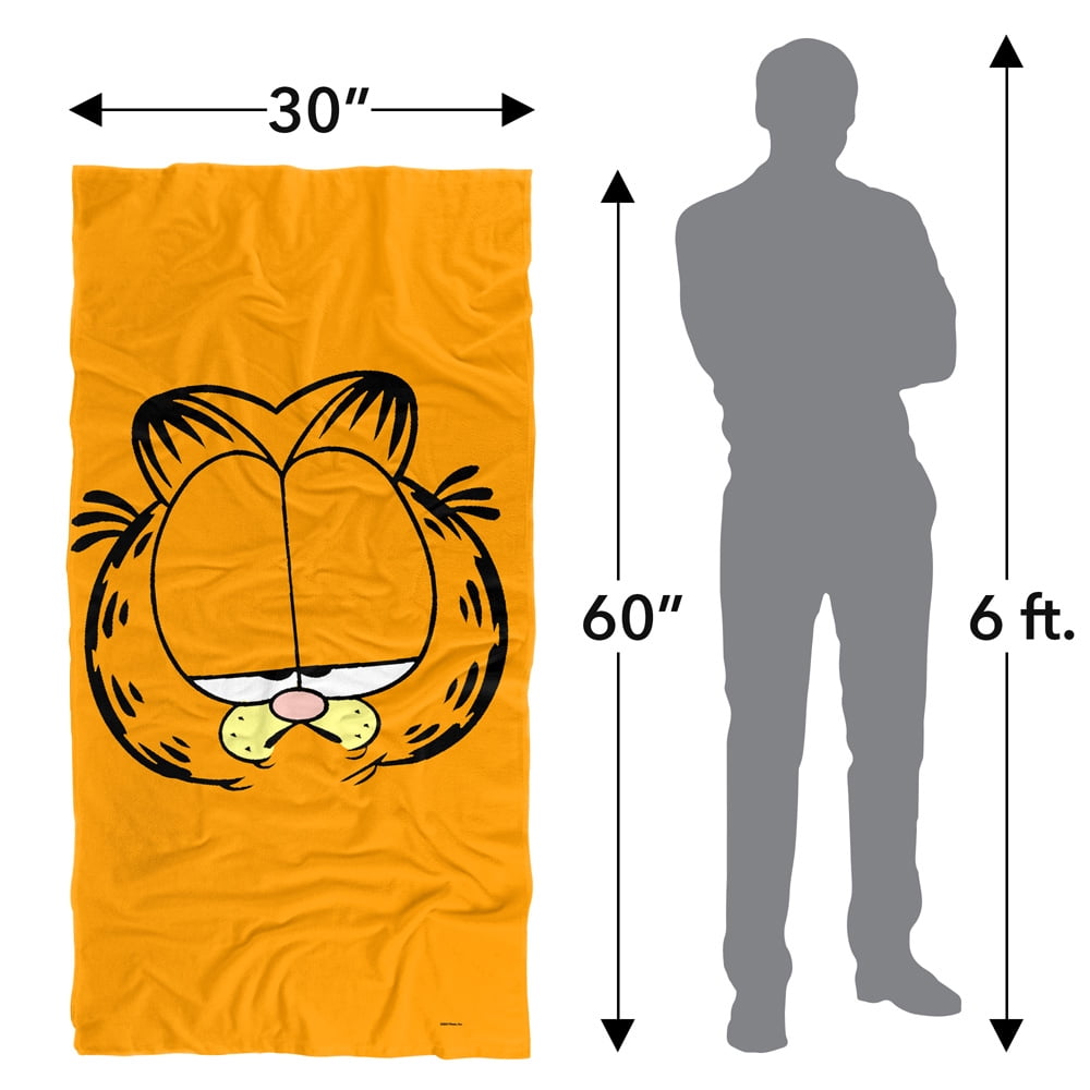 Garfield Beach Towel, 30'x60', Big Head Beach Towel