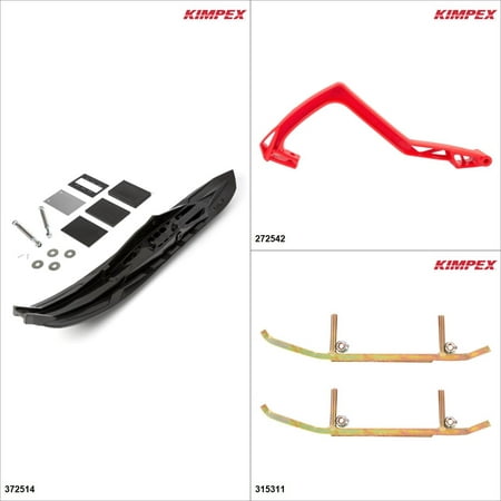 Kimpex - Arrow Ski Kit - Black, Ski-Doo Freestyle 550F 2007-09 Black / Red poppy  (Best Freestyle Skis 2019)