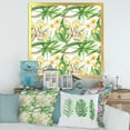 thumbnail image 3 of Designart 'Yellow Flowers and Tropical Foliage VI' Modern Framed Art Print, 3 of 4
