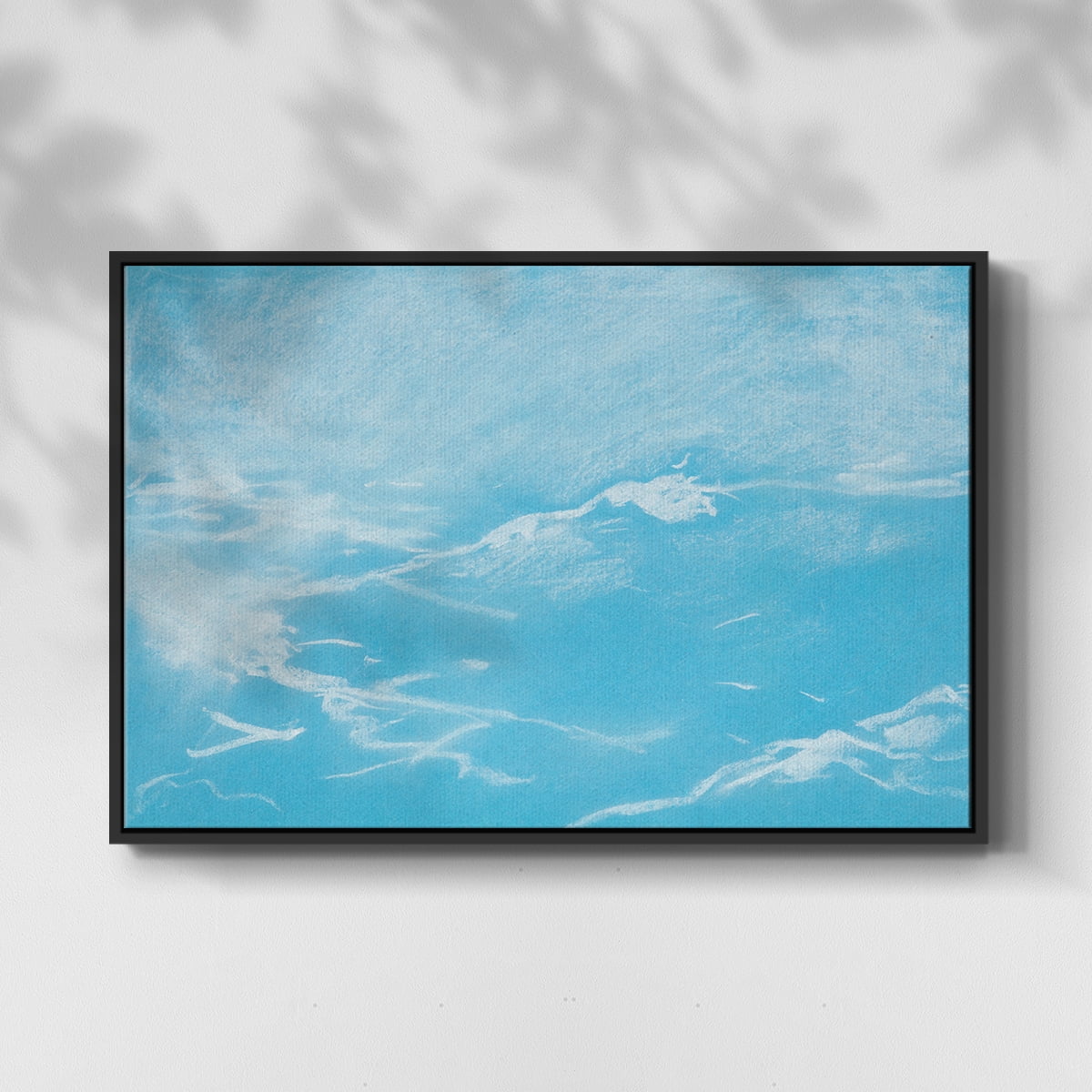 Vintage Landscape-CXLVI By Wexford Home Framed in Black Wood Gallery Wrapped Canvas 25 in. x 37 in.