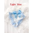 thumbnail image 5 of Elegant Lace Blue Garters for Bride Wedding Garter Bridal Garters Party Leg Thigh Garter Belt, 5 of 5