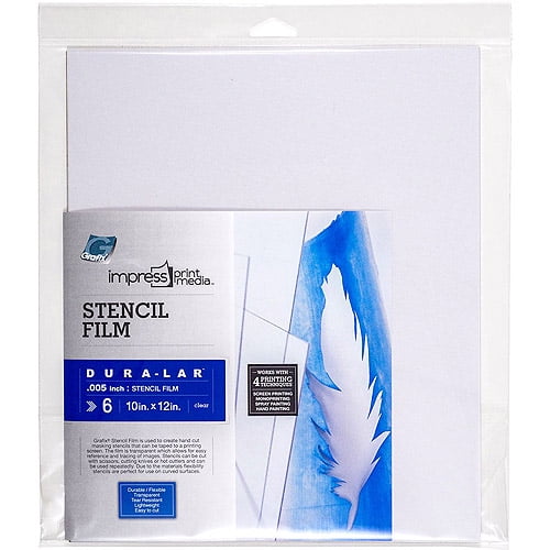 Impress Stencil Films, 6pk, 10' x 12'