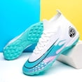 thumbnail image 3 of Zapatos de fútbol transpirables para hombre, botas de fútbol de entrenamiento para interiores, con picos largos, zapatillas de deporte a juego con hierba, novedad, 3 of 5