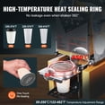thumbnail image 3 of KFFKFF Fully Automatic Sealing Machine Tea Cup Sealer 500-650 Cups/H 190 mm Gold, 3 of 9