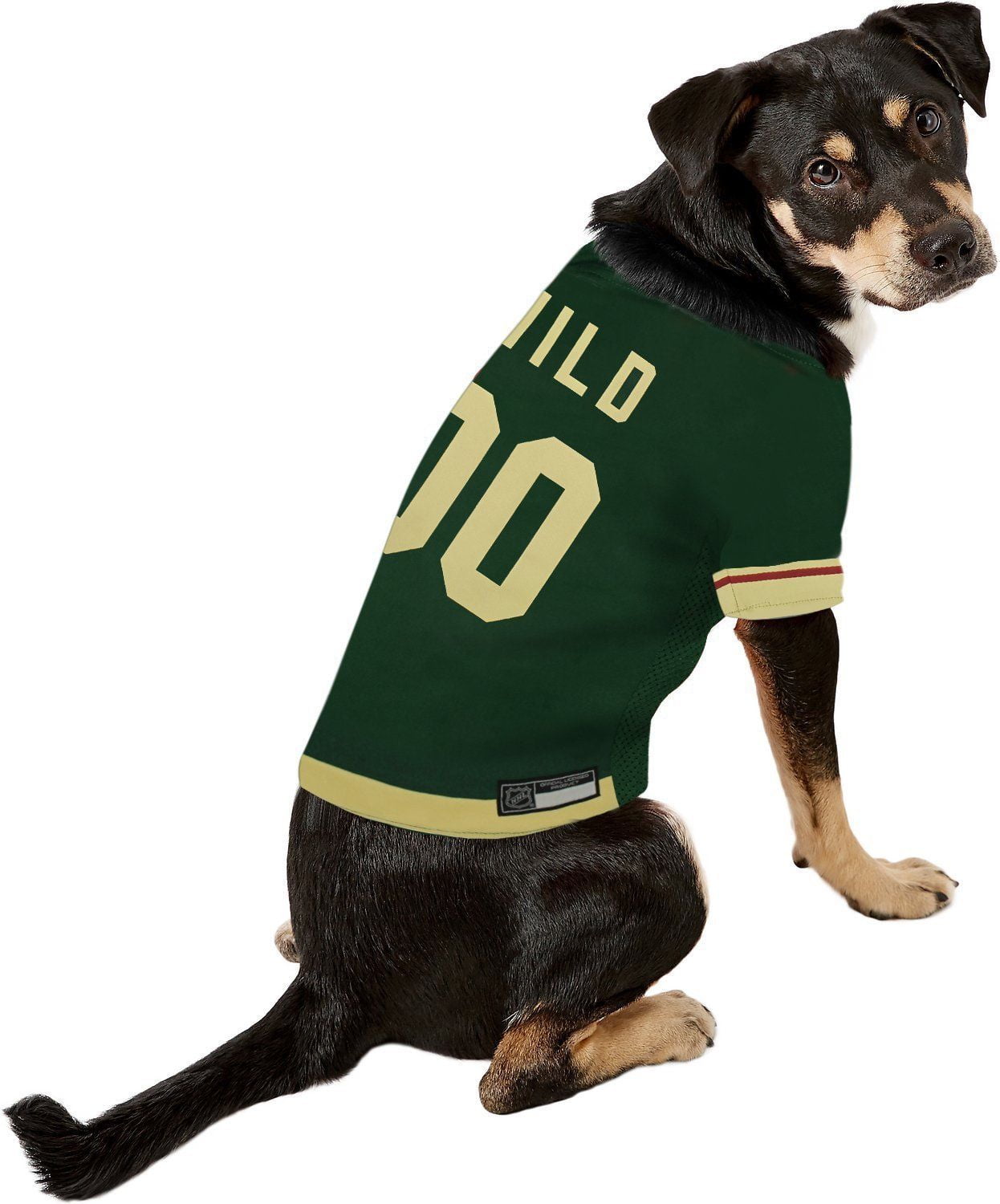 Pets First NHL Minnesota Wild Mesh Jersey for Dogs and Cats - Licensed
