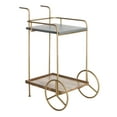 thumbnail image 2 of Safavieh Harper Mid-Century 2 Tier Bar Cart, Natural, 2 of 11