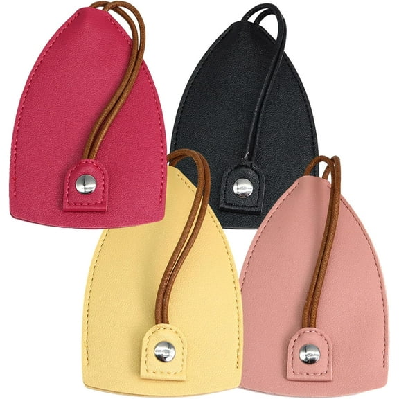 CLIQKWEN 4PCS Winkkey Pull Out Key Case - Personalized Protective - Car Key Cover with Secure Storage - for Car Keys, Vehicle Fobs & Small Keys