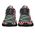 thumbnail image 5 of Merry ChriStas Tree American flag Shoes Sneakers Black Size 7, 5 of 7
