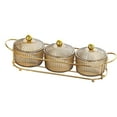 thumbnail image 1 of Inteprter Divided Serving Dishes Dried Fruit Plate Tray Nuts for Snacks Brown Almacenamiento y organización del hogar tipo 4, 1 of 6