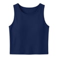 thumbnail image 4 of 1 PC Camisole Tops for Women Linen Pants Jumpsuit Matching Set Casual Outfit Sleeveless Tops for Women, 4 of 4