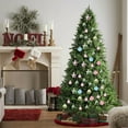 thumbnail image 4 of 44PCS Christmas Ball Ornaments Set, Pink Blue Green Colors, Star Tree Topper, Decorative Hanging Ornaments with Small Stars,for Holiday Xmas Tree Decorations, 4 of 7