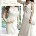 thumbnail image 6 of CAILDANL Women Pearl Evening Handbags Beaded Clutch Purses for Wedding Bridal Party Prom, 6 of 7