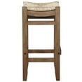 thumbnail image 4 of Home Square 30H Wood Bar Stool with Rush Seat in Brown - Set of 3, 4 of 7