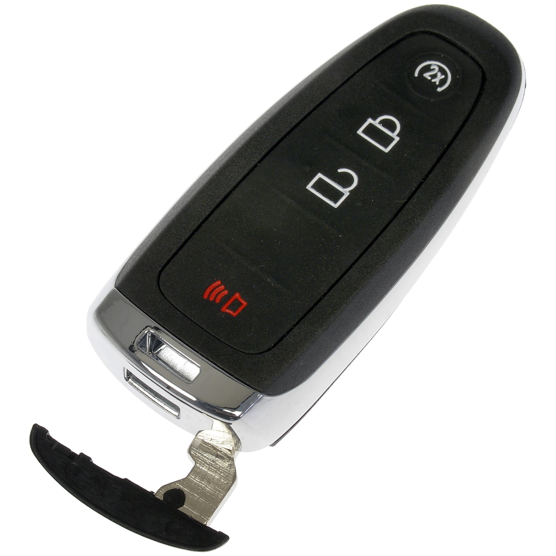 Dorman 95620 Keyless Entry Transmitter Cover for Specific Ford Models, Black; White; Red; Chrome