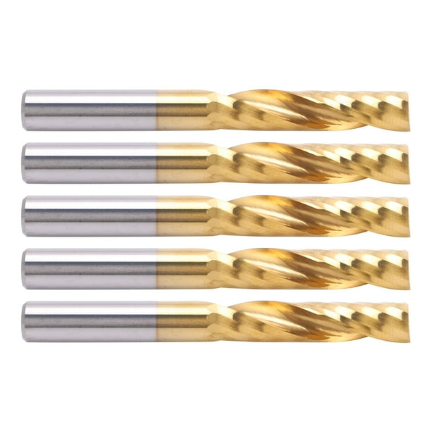 Fresas de extremo CNC Bling Bling 5 piezas 6 x 28 x 55 mm Acero de alta velocidad
