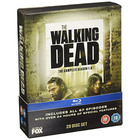 The Walking Dead (Complete Seasons 1-5) - 20-Disc Box Set ( The Walking Dead - Seasons One to Five (67 Episodes) ) [ NON-USA FORMAT, Blu-Ray, Reg.B Import - United Kingdom
