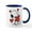 White/Navy Inside, variant on CafePress - Snoopy On Heart Mugs - 11 oz Ceramic Mug - Novelty Coffee Tea Cup