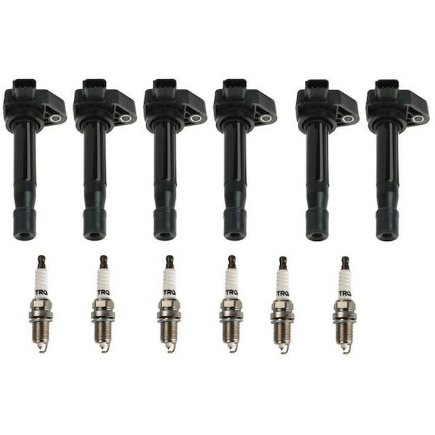 Ignition Coil and Spark Plug Kit 12 Piece Compatible with 1999 2010