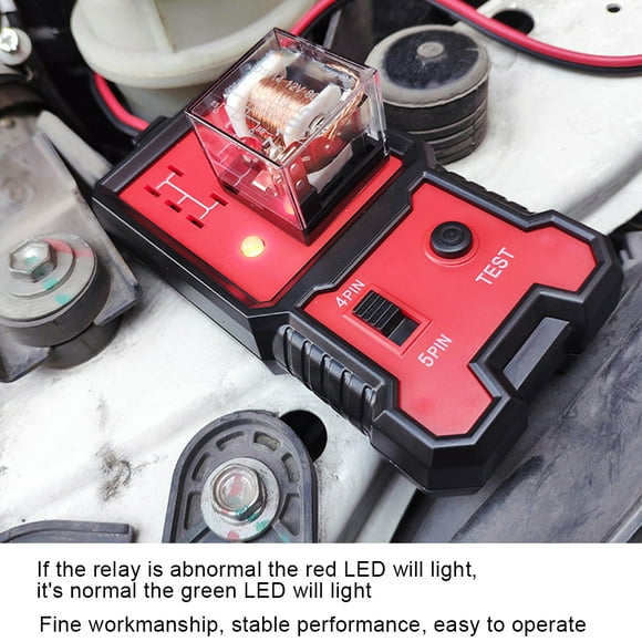 Car Relay Diagnostic Checker, Lightweight Battery Tester Convenient To Carry Battery Load Tester Electronic Relay Tester For Car For Diagnostic