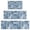 Pioneer Flower Floral, variant on Pioneer Flower Floral Print Pattern Kitchen Rugs Sets Of 3,Kitchen Runner Rugs Non Skid Washable,Decorative Kitchen Floor Mats for Kitchen,Sink,Laundry,17X30 Inch   17X47 Inch   17X59 Inch