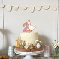 thumbnail image 4 of Cake Topper Raoformi One Silly Goose Pink, número 2, cumpleaños, 4 of 7