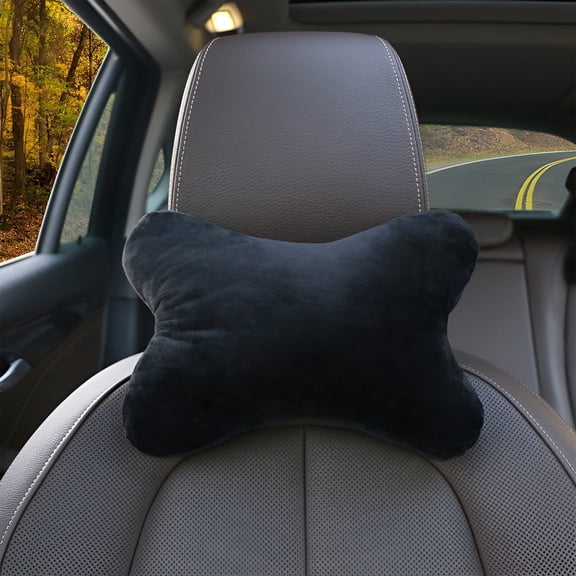 NATPLUS Car Neck Pillow, Ergonomic Memory Foam Headrest for Driving Fatigue Relief, Breathable Cervical Support Cushion for Neck Pain, Car Seat Pillow