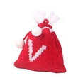 thumbnail image 2 of Xihbxyly Bolsas de Dulces Navideñas con Letras, Diseño de Punto Bordado, Decoración Navideña Personalizada, Adornos Versátiles para El Árbol, Porta Tarjetas de Regalo, Fáciles de Colgar, Decoración F, 2 of 5