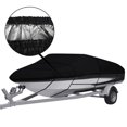 thumbnail image 3 of CYQ-LELINTA Heavy Trailerable Center Console Boat Cover - Heavy Duty 600D Waterproof Boat Cover up to 11FT-22FT Width for Center Console Boat Fits V-Hull, Tri-Hull, Fishing Boat, Runabout, 3 of 8
