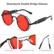 thumbnail image 2 of Gafas de sol Hombre Mujer Aviadores Retro Steampunk, 2 of 3
