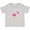 AC-Heather Grey, variant on Cute Flamingo, Baby Flamingo, Pink Flamingo, Bird Girls Toddler T-Shirt