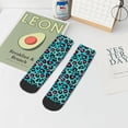 thumbnail image 7 of Fuzoiu Leopard 1 Print Adult Socks, Crew Moisture-wicking Socks, Unisex Cushion Crew Socks,Casual Sports Ankle Socks, 7 of 7