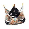 thumbnail image 3 of Rat Hanging Bed Summer Hamster Hammock Hanging Tunnel Cartoon Pattern for Small Owl Size S White, 3 of 9