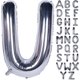 thumbnail image 1 of Letter Balloons 40 Inch Giant Jumbo Helium Foil Mylar for Party Decorations Silver B, 1 of 4