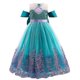 thumbnail image 2 of Vestido de princesa de tul YONGSHENG para niñas pequeñas sirena color Verde, 2 of 5